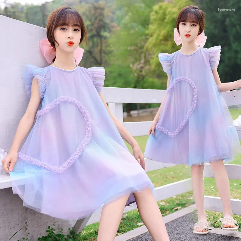 2023 Teenage Girls Purple Chinese Chiffon Princess Dress Shein Retro Floral  Design For Summer Weddings Sizes 8 12 Years From Ligemeitang, $17.57